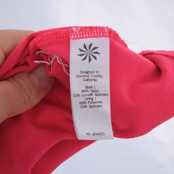 Athleta Pink Orange Athletic Yoga Tank Small - Picture 5 of 6